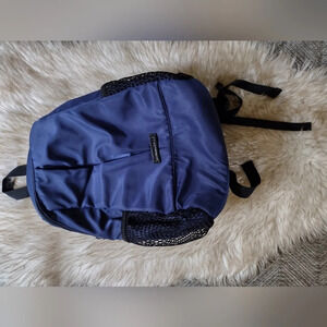 Fabletics The Radius Backpack  Blue Workout Gym Lightweight NWOT